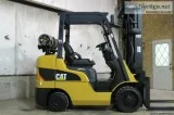 2010 CATERPILLAR C6500 FORKLIFT 6500LB CAPACITY 3 STAGE MAST TRA