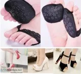 1Pair2Pcs Black Soft Comfortable Massager Forefoot