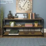 X-frame console table tv stand