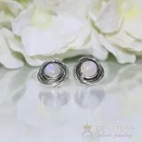 Moonstone Studs - Whirlpool - GSJ