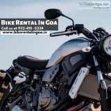 Bike hire in goa - Goa Bikes Inc.