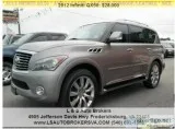 2012 INFINITI QX56 4DRSUVLOADEDNAV SYSTEM