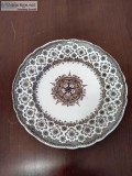 Alcock Naples Shield  7.5&rdquo Dessert Plate