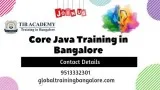 Core Java Training in Bangalore