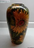 VINTAGE DECO SUNFLOWER VASE