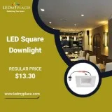 Install (LED Square Downlight) to Illuminate Larger Indoor Place