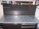 Craftsman workbench with 4 drawers and cabinet