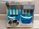&quotSALAD HANDS&quot SALAD SERVING SET-NEW
