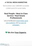 Get real estate socal media help here