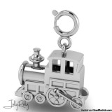 Steam Engine Charm and Silver Jewellery By JollyRolly