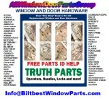 Truth and EntryGard Window and Door Hardware Repair Parts