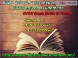 Arranging the BVDU solved assignment 0120-433-5876