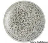 13&quot Chargeit by Jay Round Divine Silver Charger Plate - Set 
