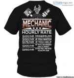 15% OFF - Exclusive Funny Mechanic T-shirts Available
