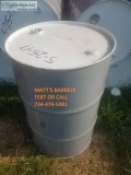 55 GALLON METAL STEEL BURN BARRELS - FOOD GRADE cooker camping s