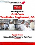 Grill Cook (Aramark Job at TeleTech)