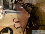 Wood Dinning Table with 6 Chairs
