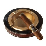 High End Gold Cigar Ashtray