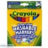 Crayola Pack of 8 Ultra Clean Washable Markers