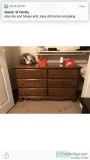 Full size bed and dresser