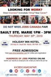 SAULT STE. MARIE JOB FAIR &ndash MAY 30TH 2019