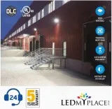 Install Semi cut LED wall Packs to Lighten Outside Areas at Comm