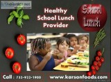 Specialize Service for Healthy School Lunch Provider NJ 07712  K
