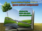 How to get Ignou solved assignment 0120-433-5876