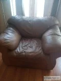 A leather loveseat for sale