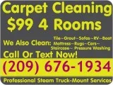 TILECARPET CLEANING STEAM TRUCK MOUNT-FURNITURE RV- ROOM 25