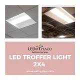 Install (2x4 LED Troffer) and Enjoy Incredible Lighting At Your 