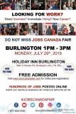 Burlington Job fair - July 18th 2019