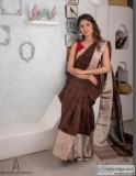 Top Linen Sarees 2019 Online  Handloom Linen Printed Sarees  Paa