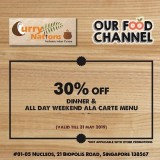 Curry Nations &ndash Dinner and All Day Weekend Ala Carte Menu &