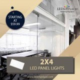 Install  2X4 LED Panel Lights For Better Indoor Lighting