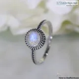 Moonstone Ring Subtle Nook-GSJ