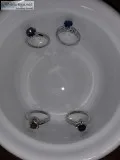 Bubbly Belle rings