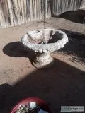 Large Bird bath with deep planter