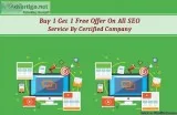 Buy 1 Get 1 Free Offer On All SEO Service By Certified Company