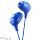Buy JVC HAFX38A BLUE Marshmallow In-Ear Headphones High Quality 