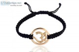 Men s Om Bracelet in Gold