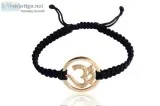 Men s Om Bracelet in Gold