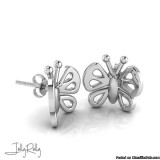 Butterfly Silver Earrings and Studs by JollyRolly