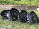 22  Black Versante Alloy Wheels-Set of 4