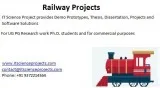 Railway industry Software Solutions