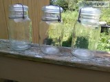 BallAtlasIdeal E-Z Seal Mason Jars w Bail
