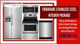 Frigidaire Kitchen Package  4 Set Appliances  1 Year Warranty  S