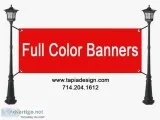Full color Banners printing services