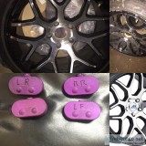 Rims 4 set of rims sensor-rubber and 4 set of tires