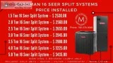 Goodman 16 SEER Split System Central AC R410a 10 Years Warranty 